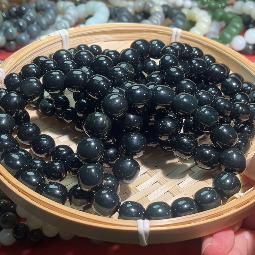 和田玉未镶嵌手链拍一发一