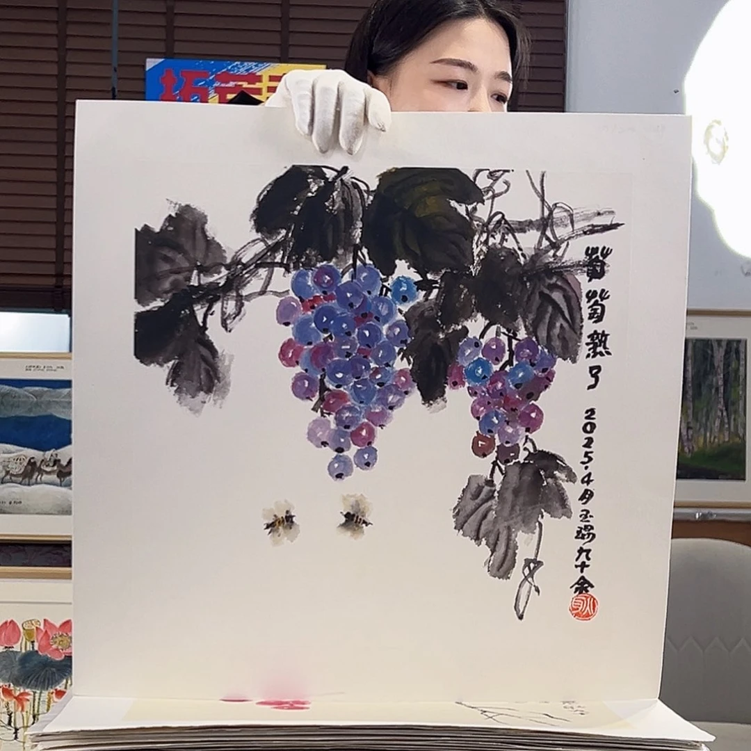 版画耿玉琨亲签限量版画s