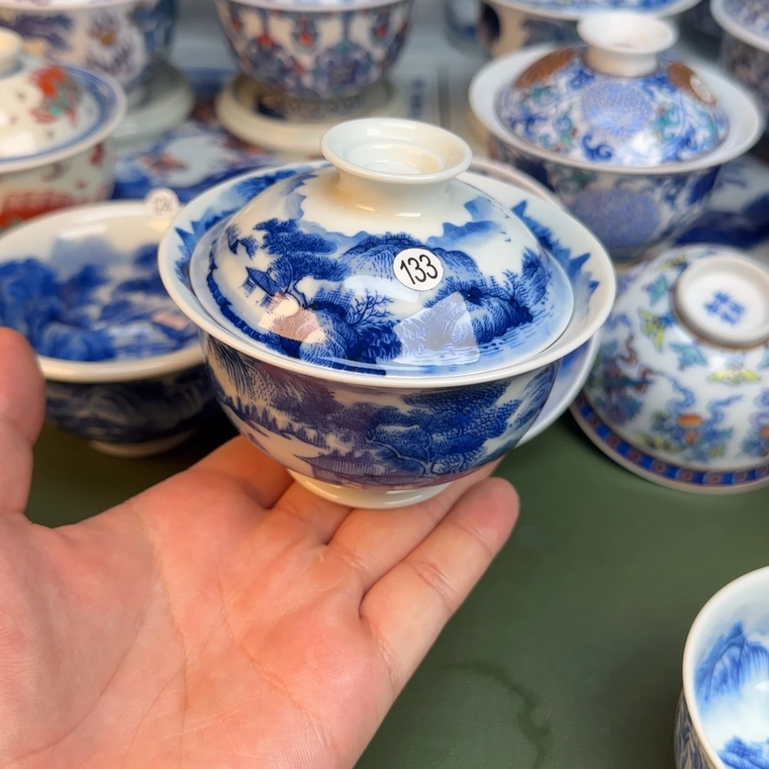彦祖纯手工手绘茶具133