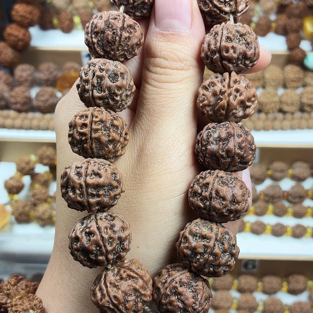 金刚菩提手串稀有精品梅花千金盘龙