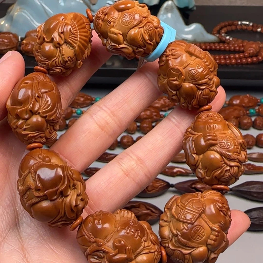 橄榄核手串/手链地主财神手串2.45尺寸