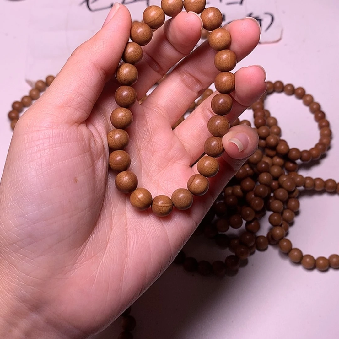【闪购商品】檀香木手串/手链檀香0.8单圈瑕疵