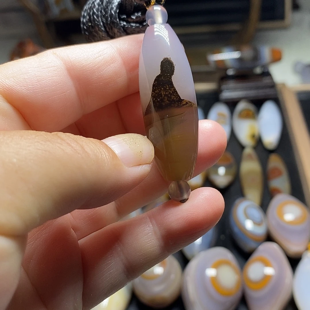 玛瑙/玉髓吊坠(不含链)未镶嵌