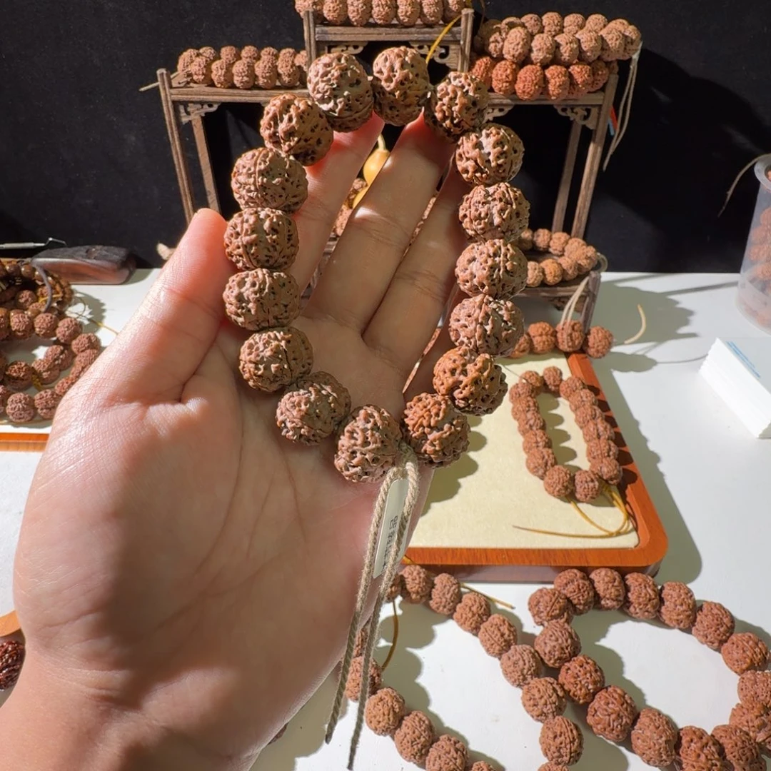 手串金刚菩提20尺寸红皮梅花