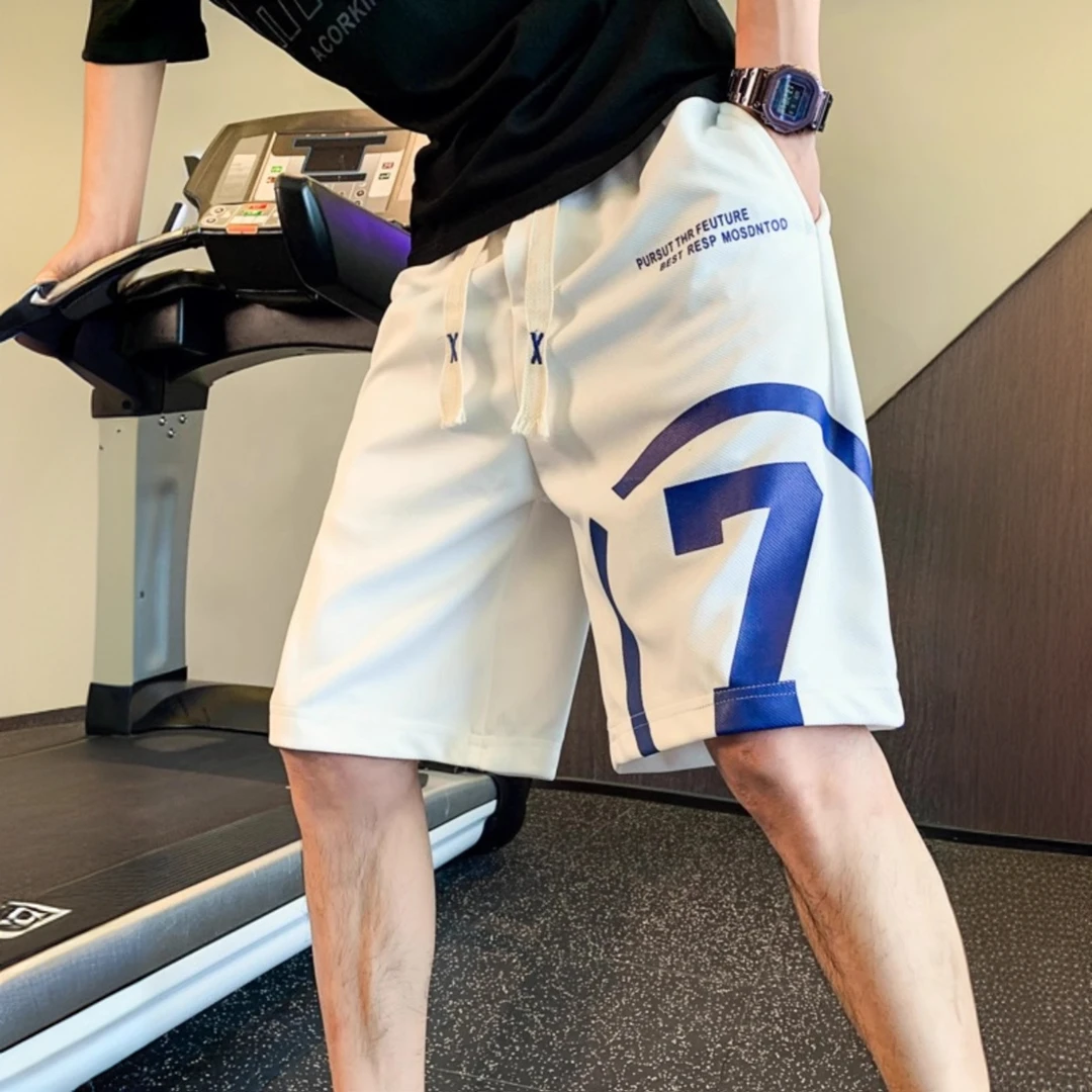 仓石一树短裤男款夏季2025新款美式休闲青春流行百搭运动五分裤子