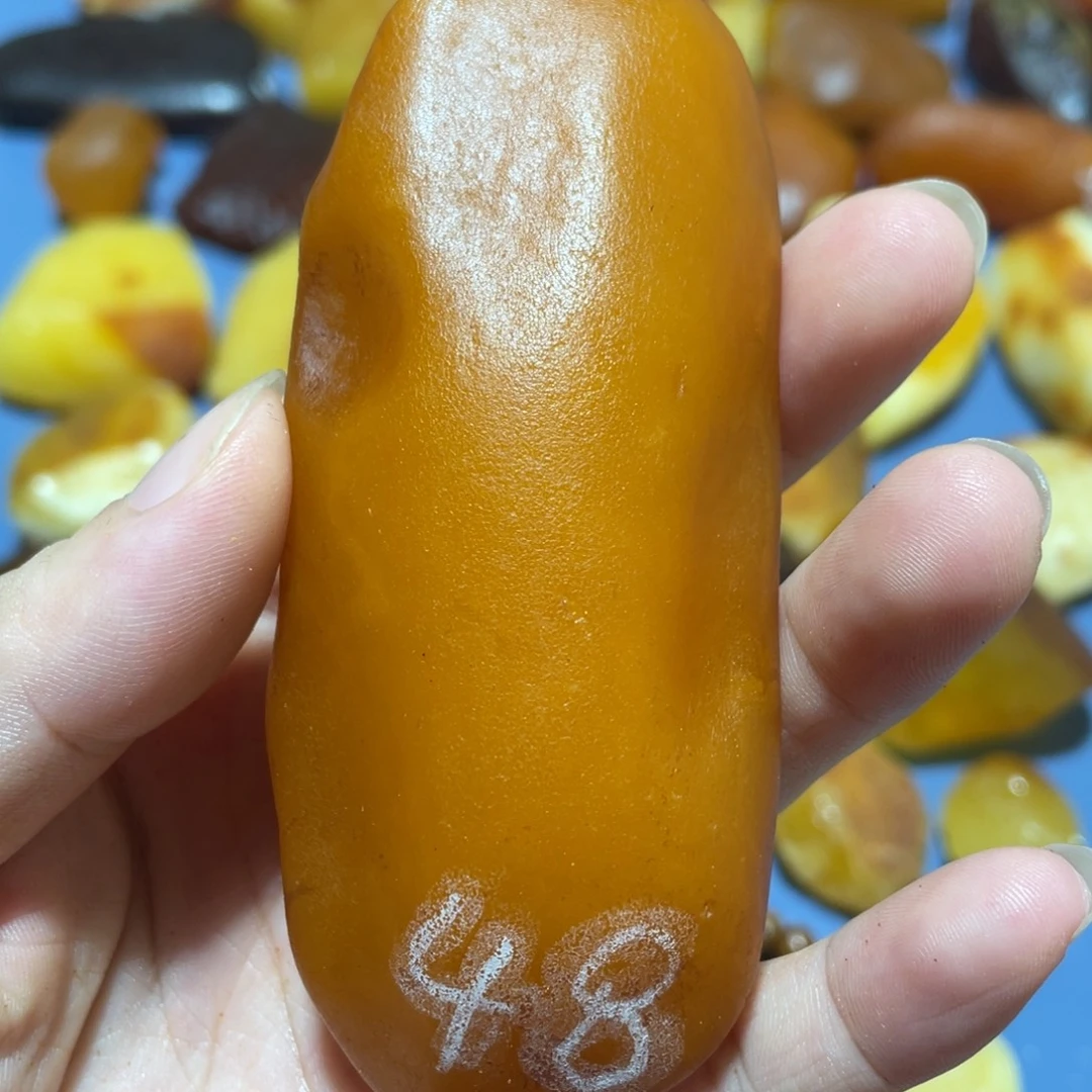 定制蜜蜡未镶嵌手把