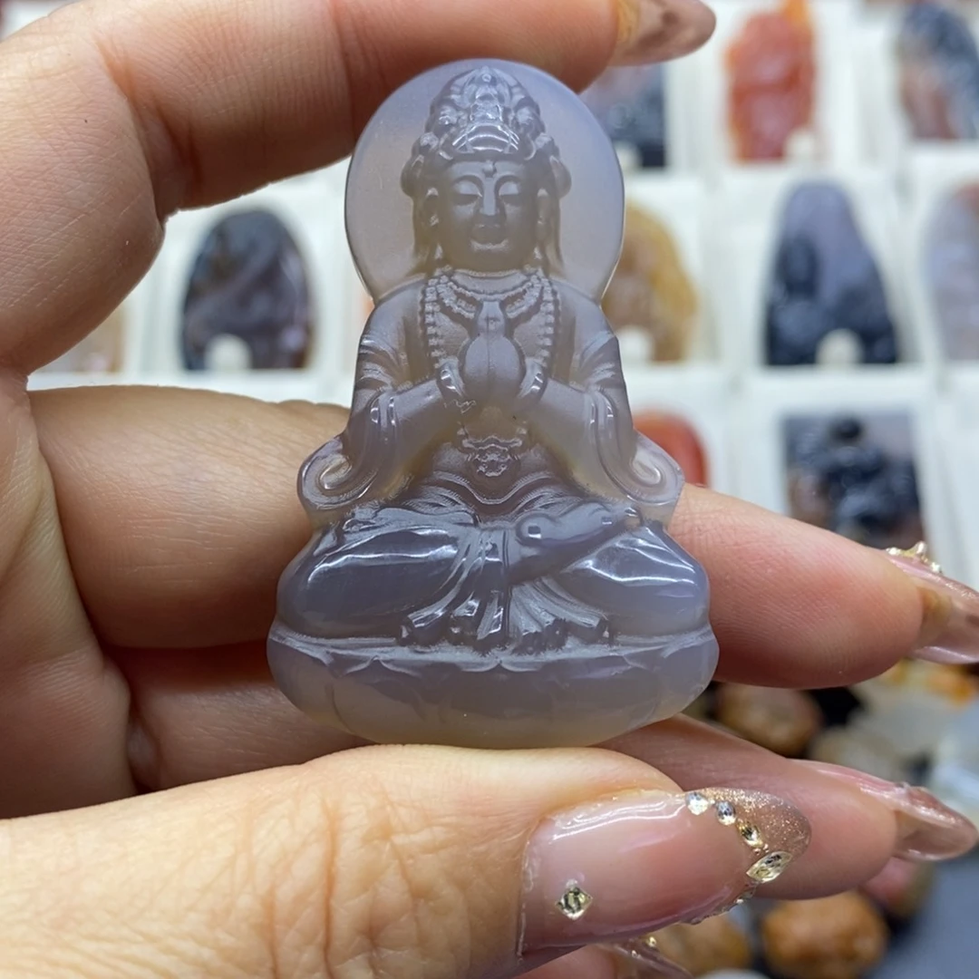 未镶嵌吊坠(赠链)玛瑙/玉髓吊坠