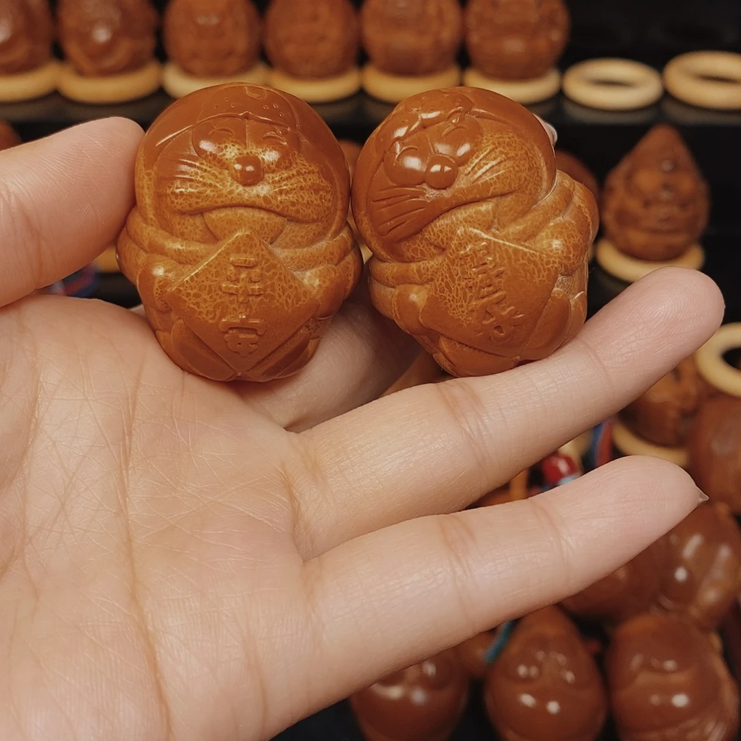 橄榄核手串/手链机器猫一对0088