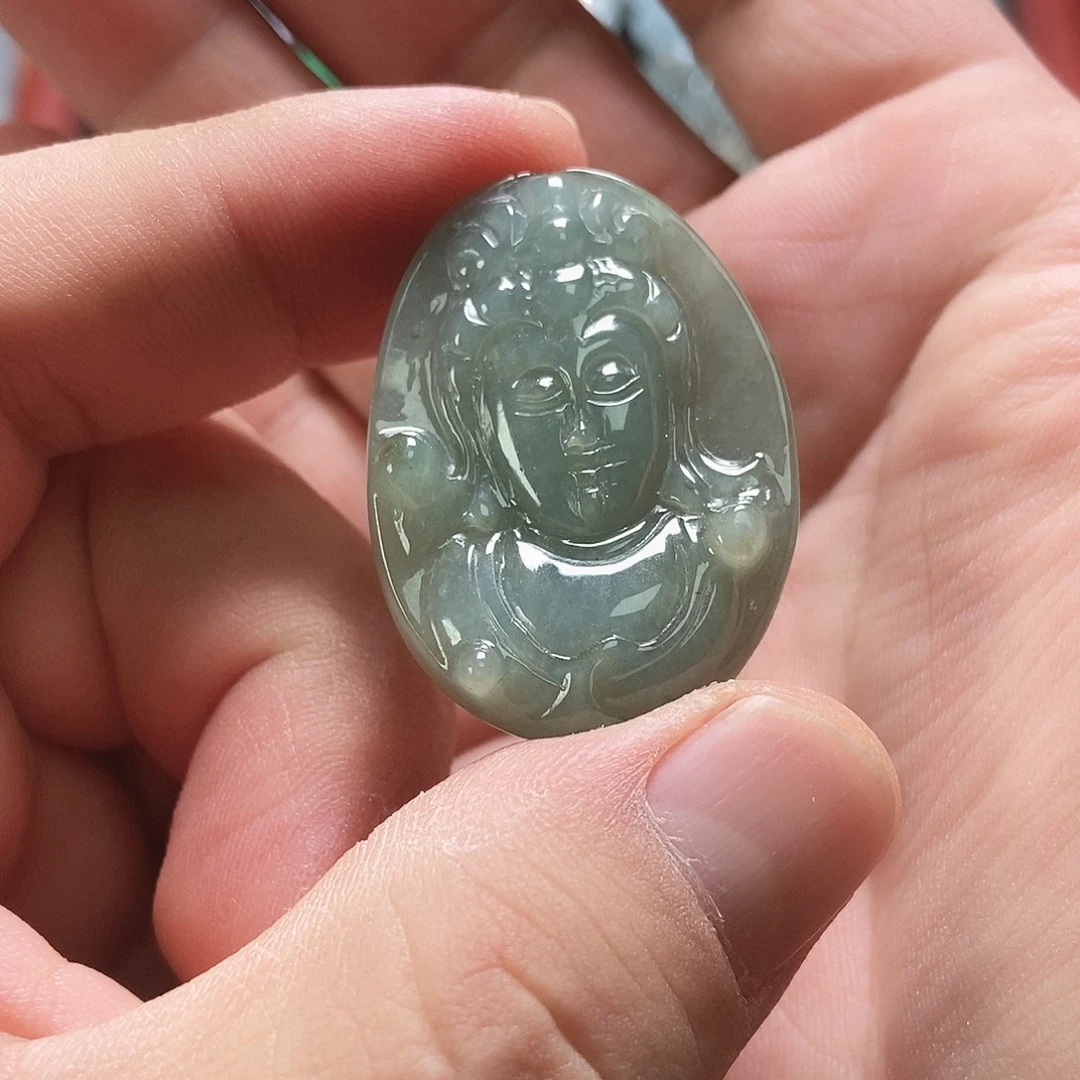 翡翠未镶嵌颈饰翡翠挂件