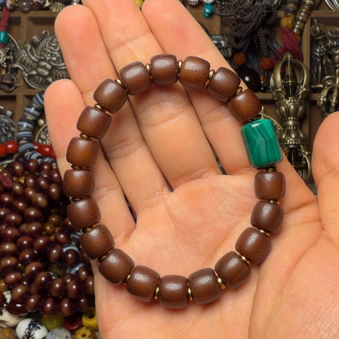 吊坠菩提根/象牙果纯手盘菩提根单圈