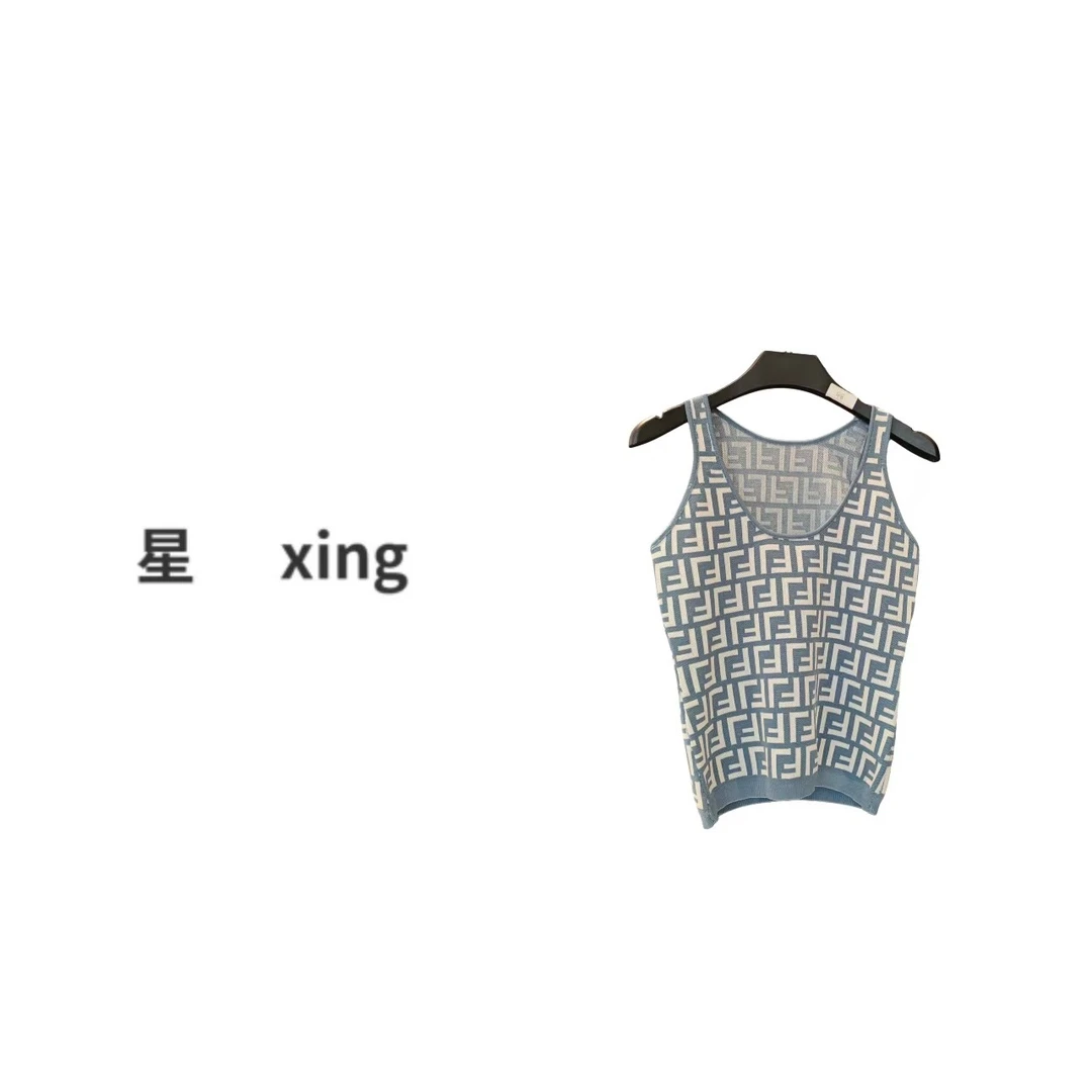 032夏装时尚新款无袖针织背心（Q）54053