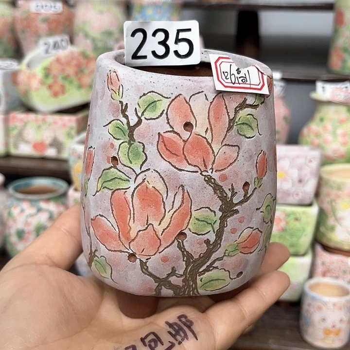 手工制作多肉花盆