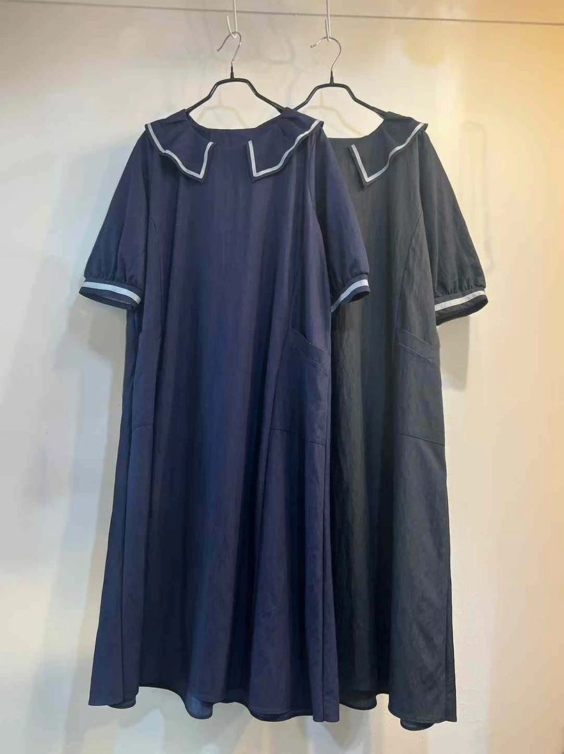 夏款连衣裙韩国进口枚印花半高领高级雪纺大码连衣裙舒适