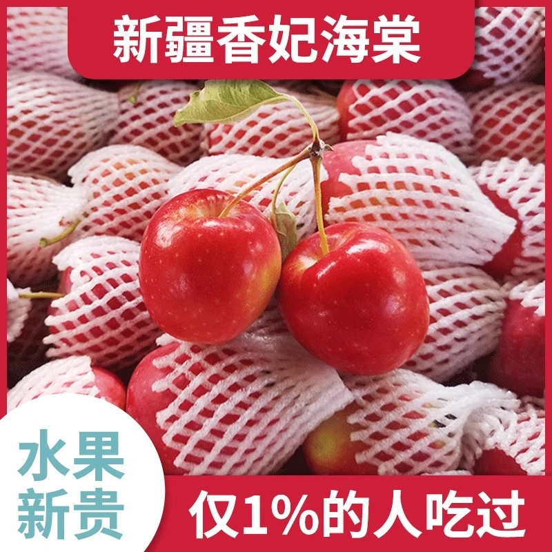 【顺丰邮】新疆伊犁香妃海棠果鸡心小苹果当季新鲜水果孕妇脆甜整箱