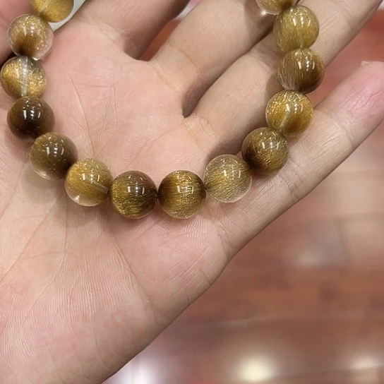 水晶手链未镶嵌天然铜顺发手串