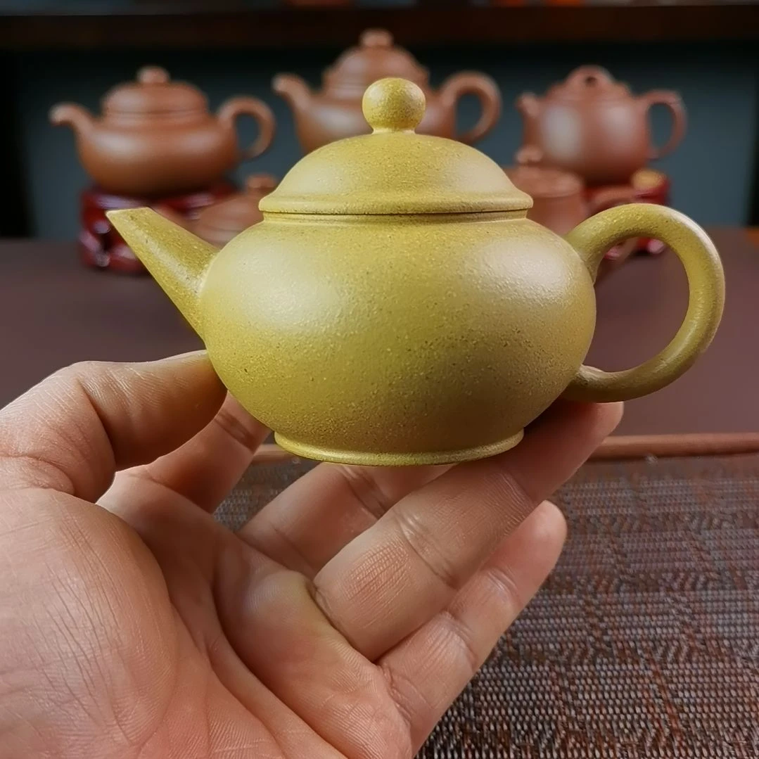 紫砂茶壶黄金段水平150CC