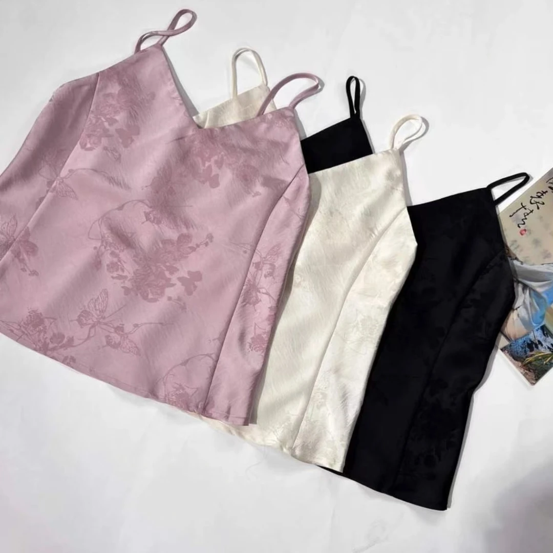 丝年.日光浮影｜新中式国风时尚百搭重磅暗纹提花背心-5251