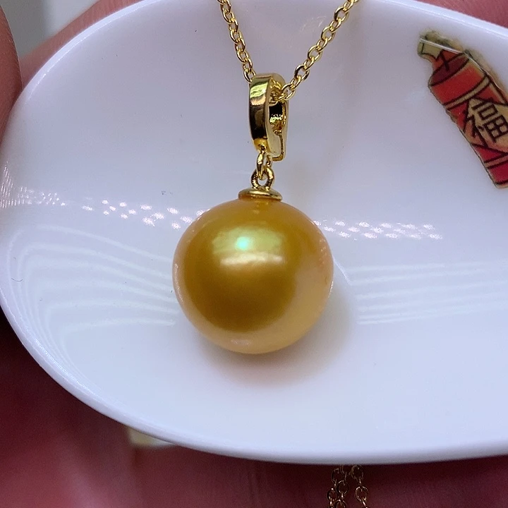 银S925镶嵌耳饰淡水珍珠