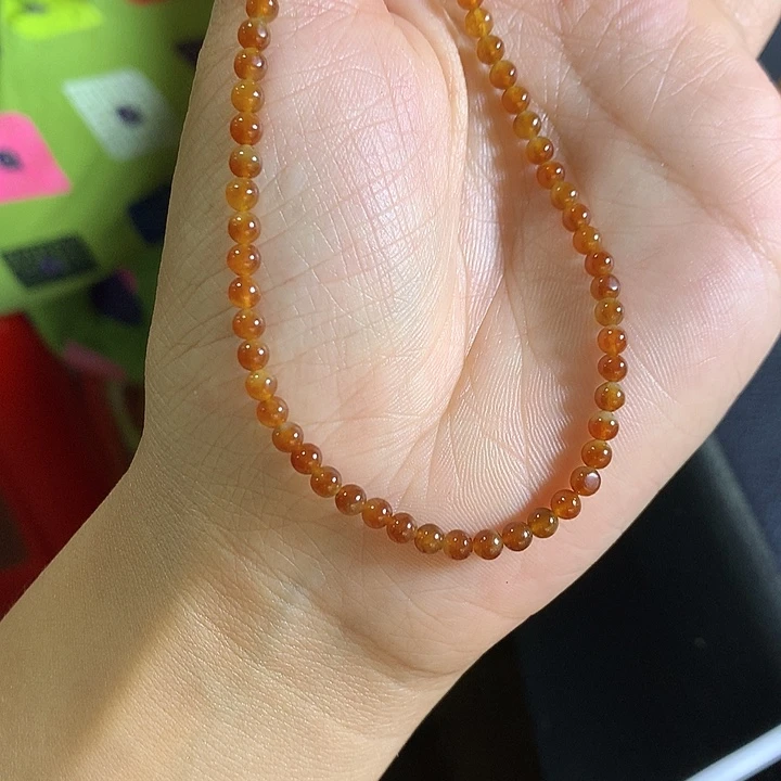 定制翡翠未镶嵌翡翠珠串卡3.8不退不换