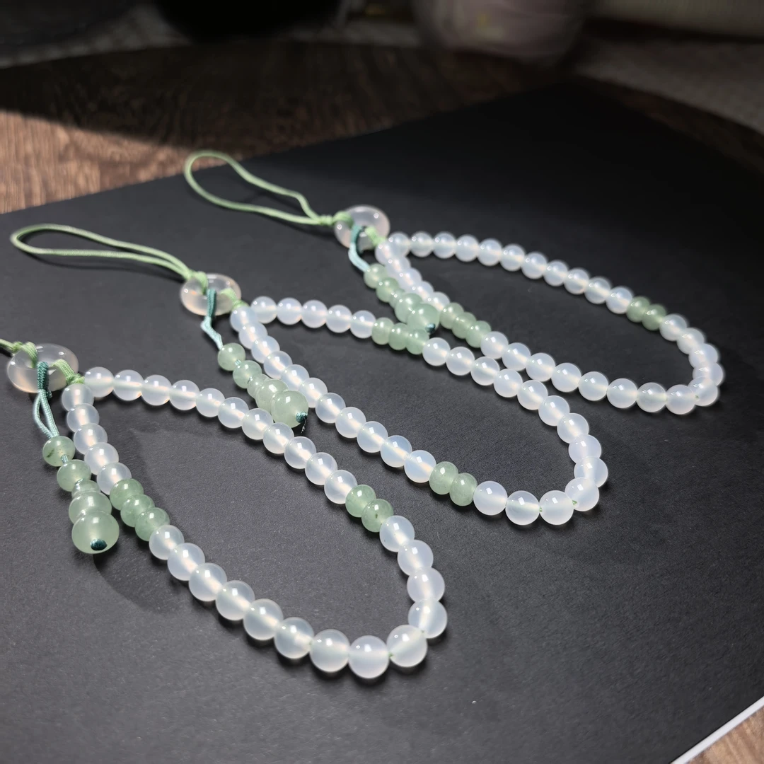 【书记甄选】原创玛瑙手机链 多样式发一件 约6mm 7320HJ