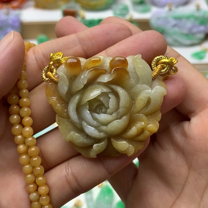 颈饰未镶嵌翡翠翡翠