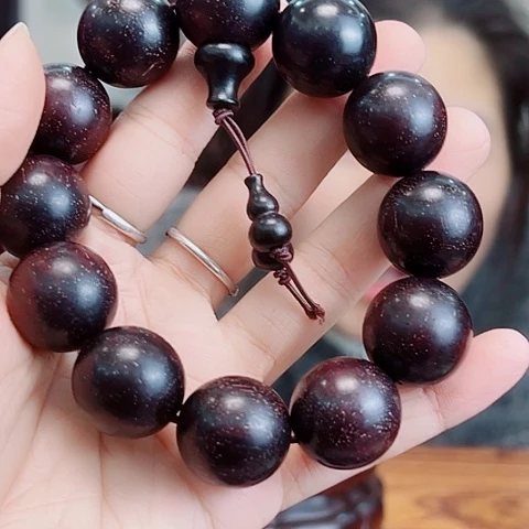 染料紫檀（血檀）2.0手串