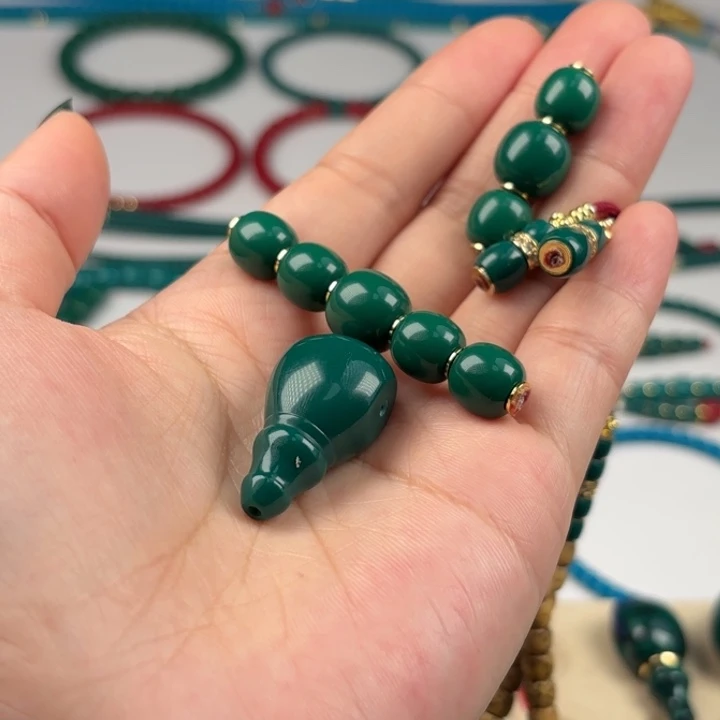 颈饰玻璃佳****司一整套7颗顶珠10的6颗12一颗