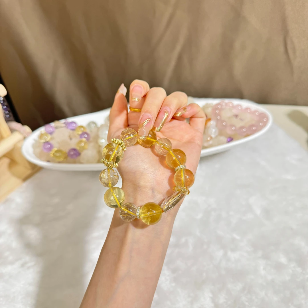 【千金】15-16mm 水晶手串原创设计款