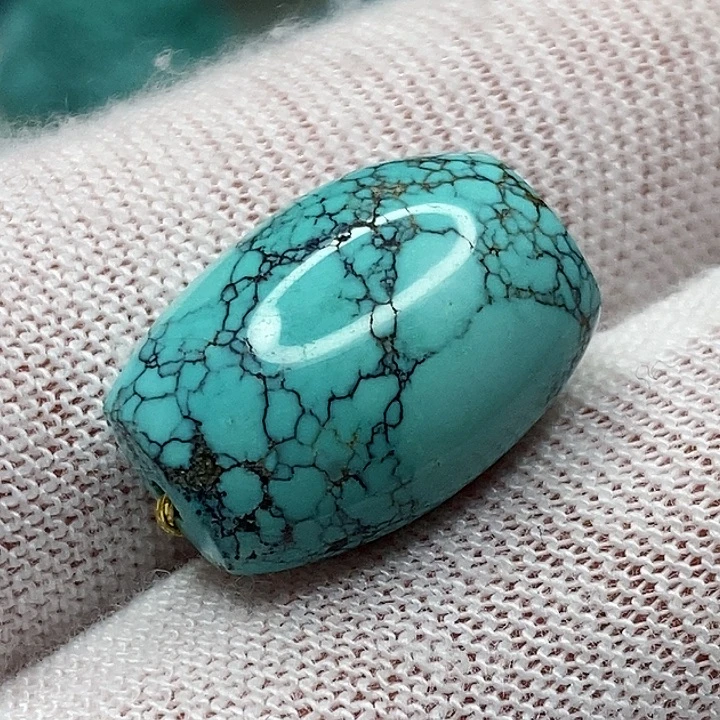 绿松石未镶嵌天然原矿 地大质检