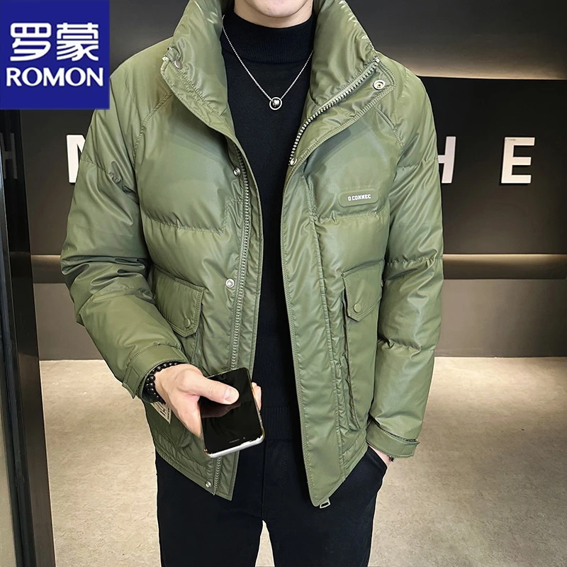 Romon/罗蒙冬季爆款绒丝户外防风防水防寒新款保暖加厚羽服袄