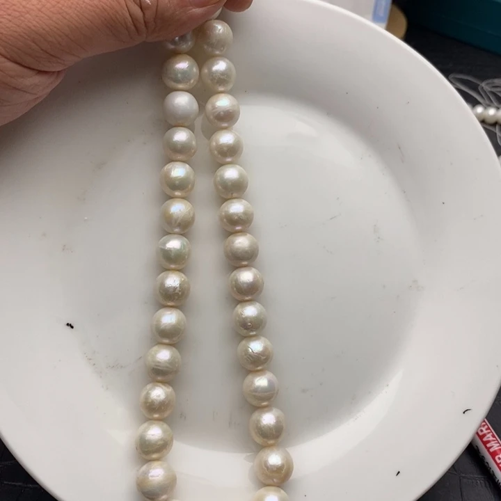 淡水珍珠合金颈饰033有瑕慎拍