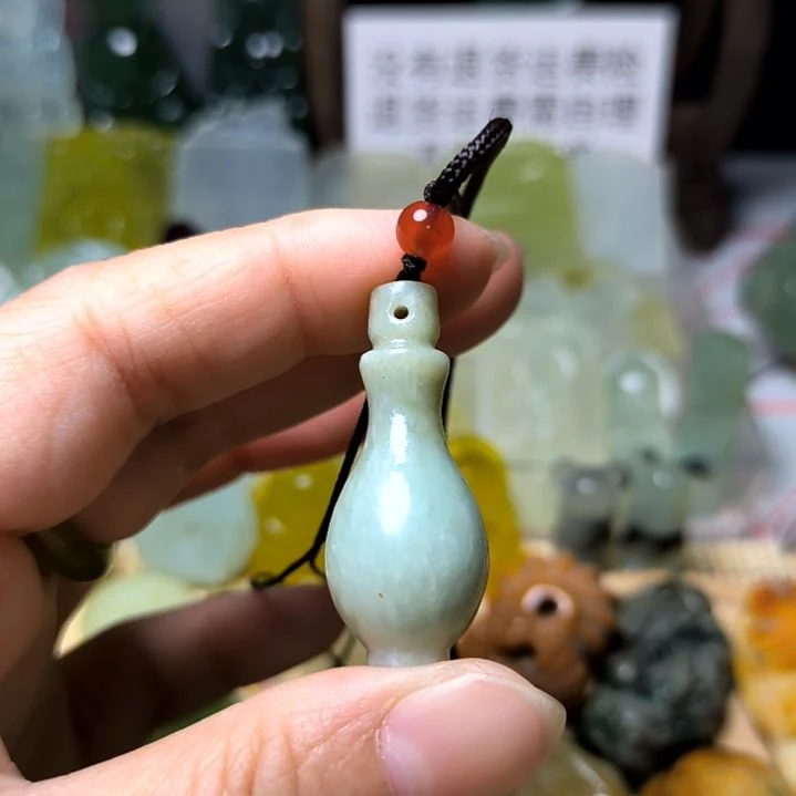 岫玉吊坠(不含链)未镶嵌禹