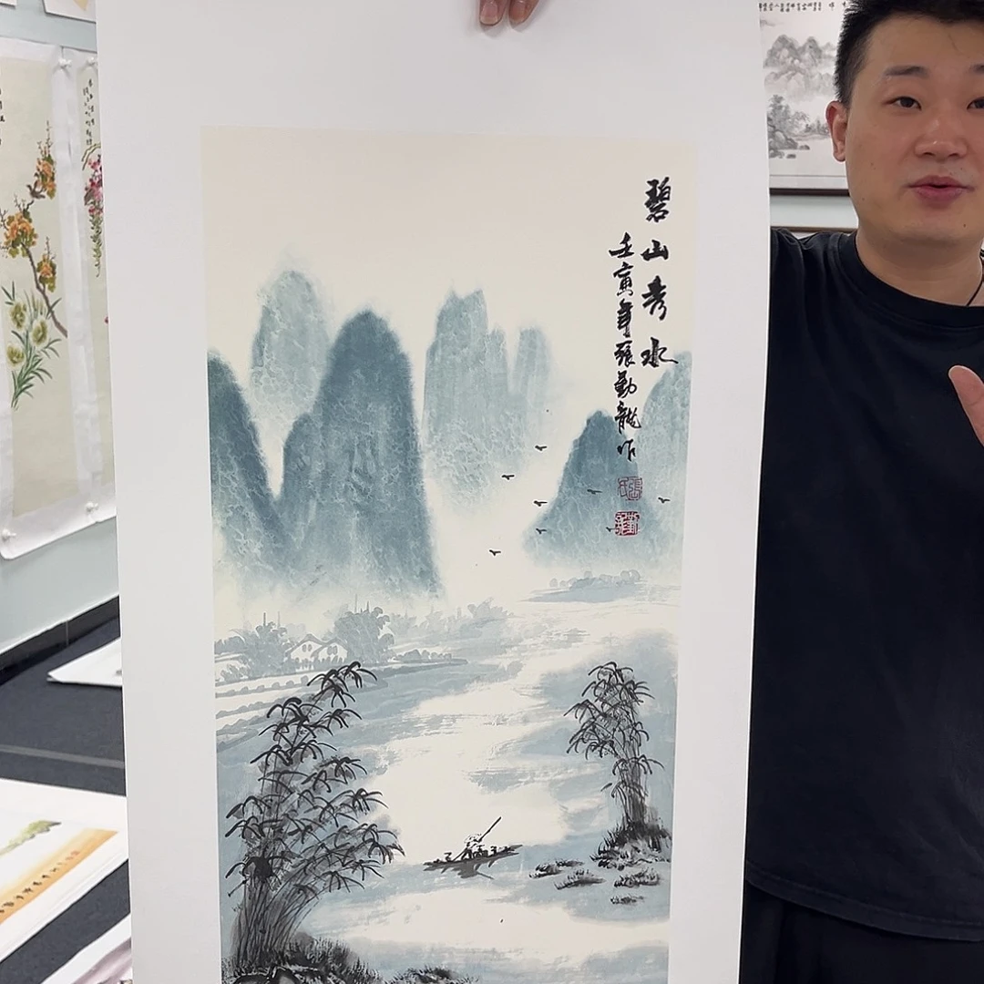 国画宣纸国画作品纯手绘