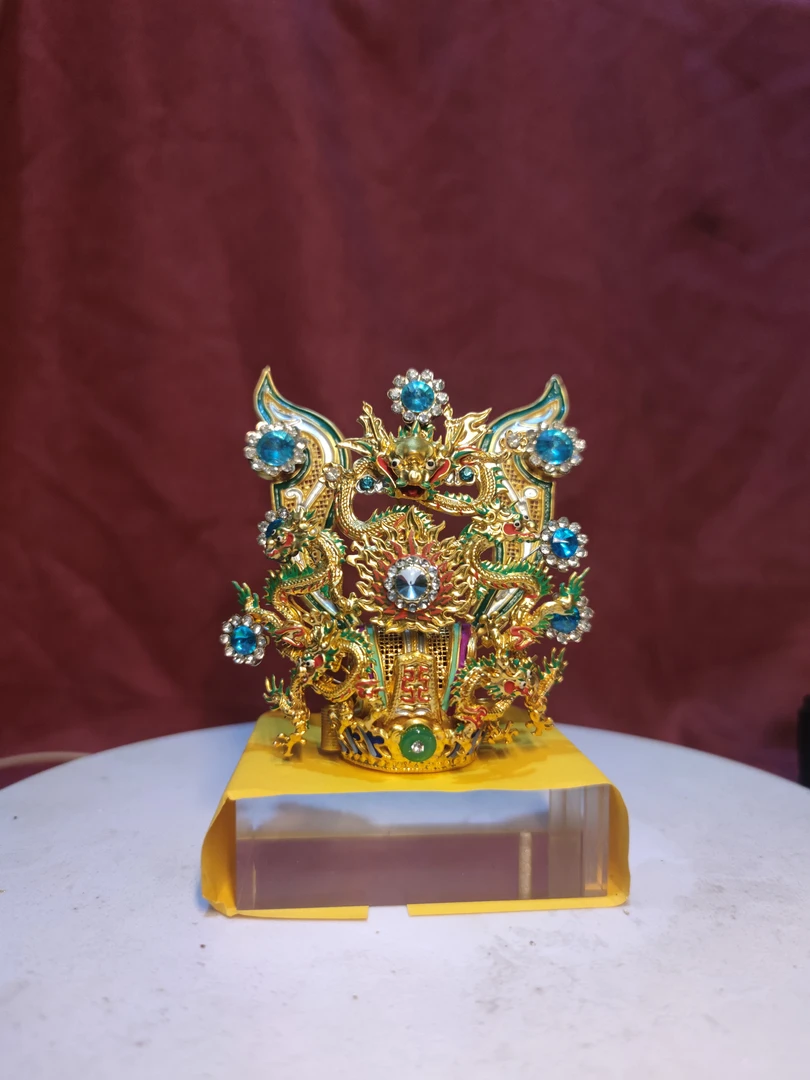 神明帽子太子束冠太子帽正金正金正金款可配雉翎