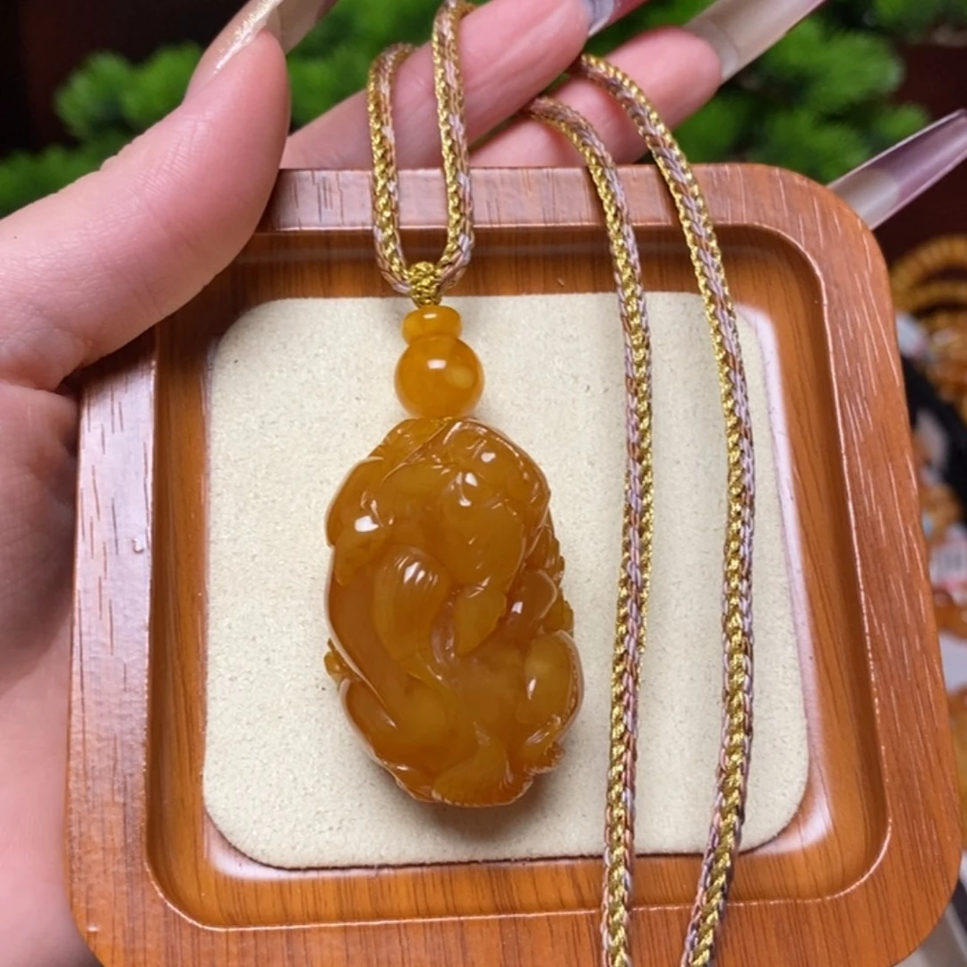 【闪购商品】蜜蜡颈饰未镶嵌项链