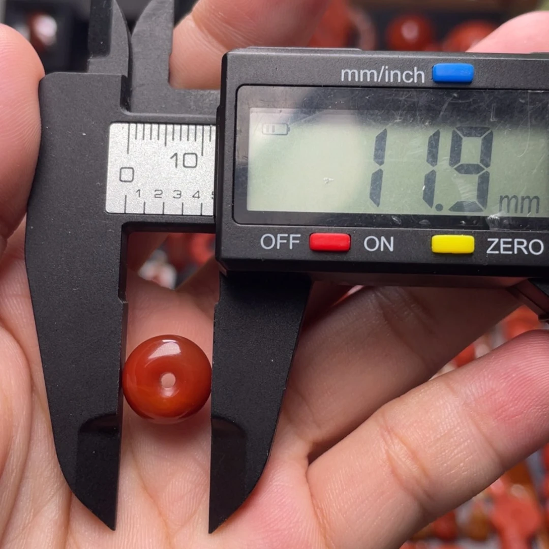 【闪购商品】未镶嵌平安扣11.9m南红玛瑙