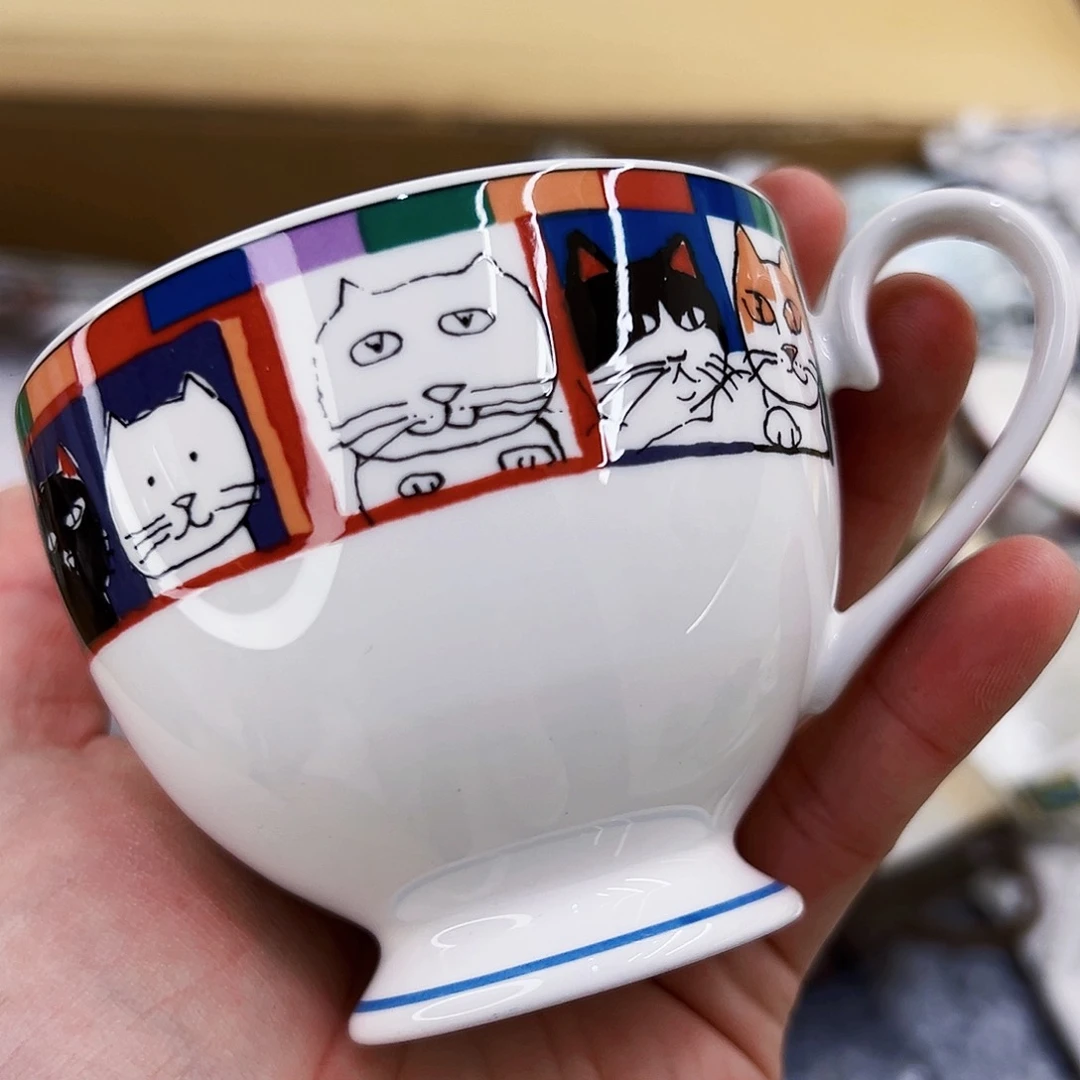 叨*幂咖啡杯和茶杯是我们学校一块
