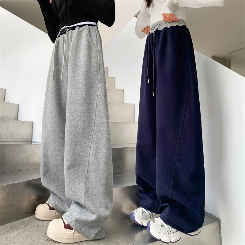 女童裤子春秋2025新款初中生百搭休闲裤秋装中大童运动裤12-15岁