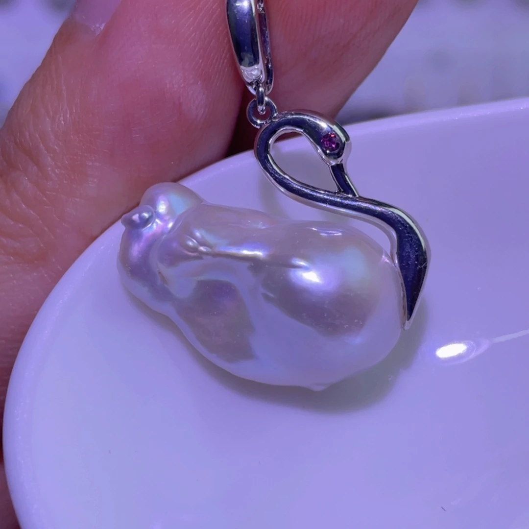 天然淡水珍珠吊坠淡水珍珠未镶嵌