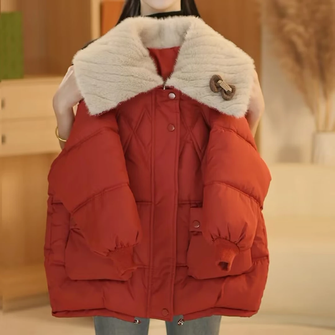 （无包包）（冬款外套）女童棉衣冬款外套加棉2024新款儿童装