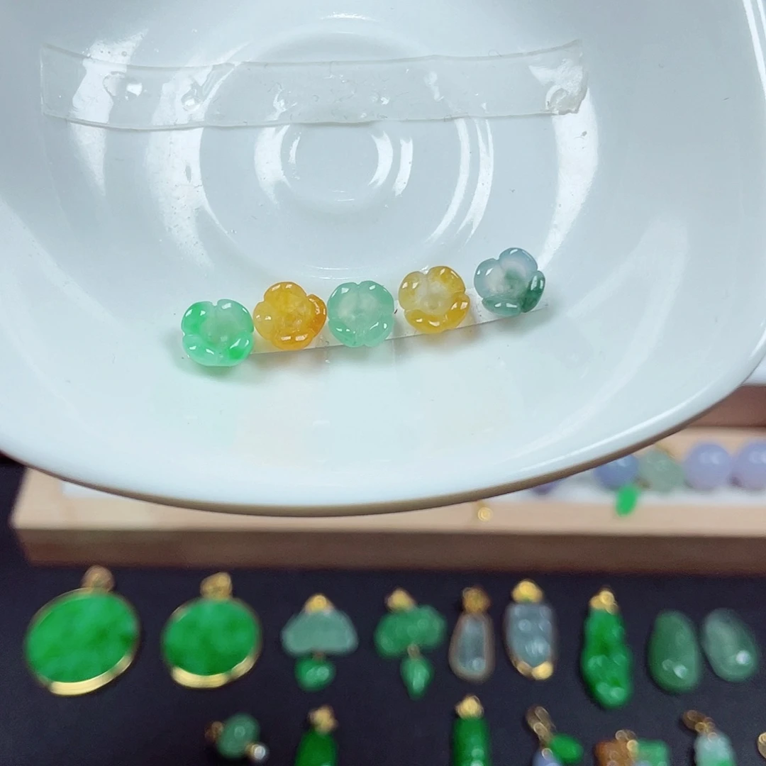 翡翠未镶嵌手链天然缅甸翡翠A货卡