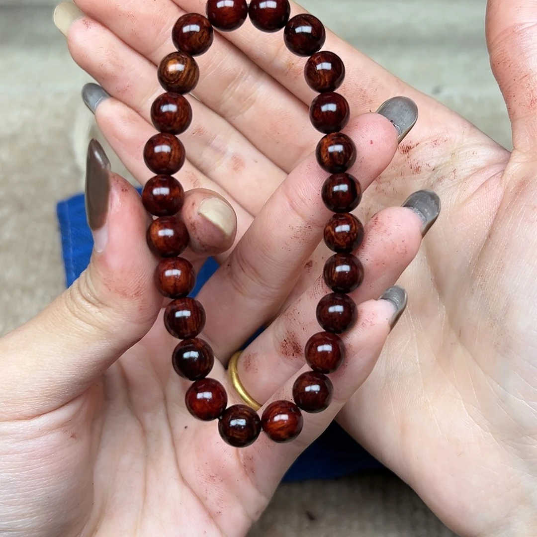 木红降08圆珠单圈满油（瑕疵）