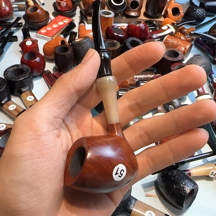 石楠木橡果手工烟斗
