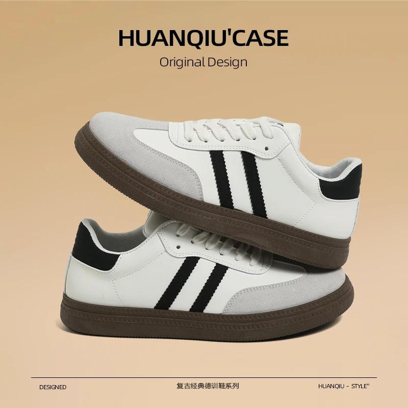 环球复古德训鞋男2025春季新款男生鞋子经典潮流百搭运动休闲板鞋