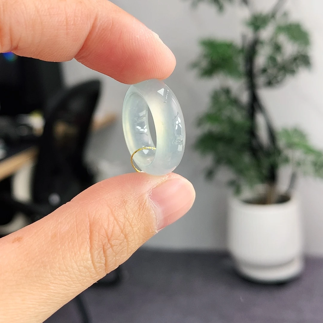 翡翠未镶嵌戒指6号