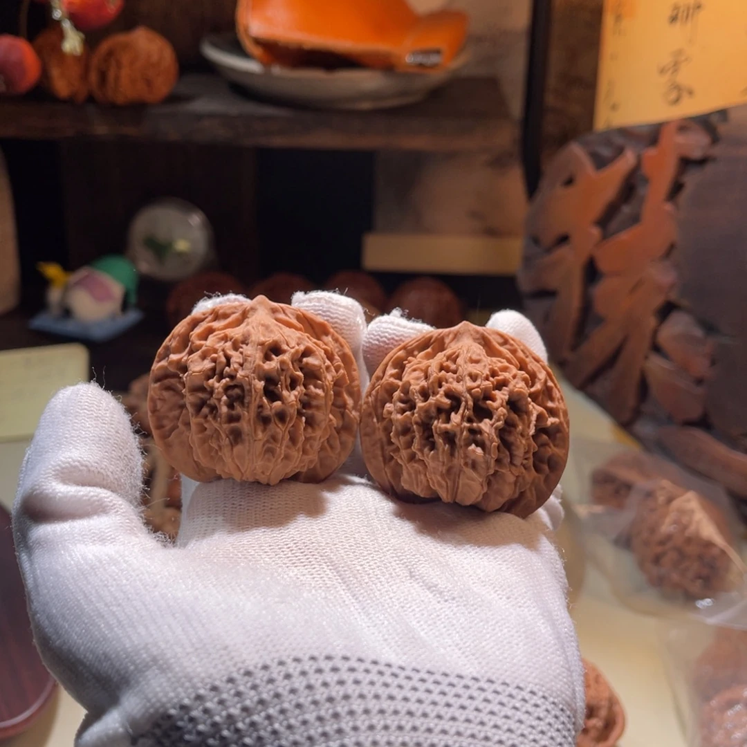 把件文玩核桃44 盘龙全品