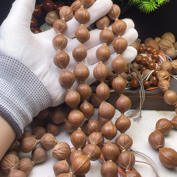 虎***哥手串/手链橄榄核1519小蒜头原皮55颗