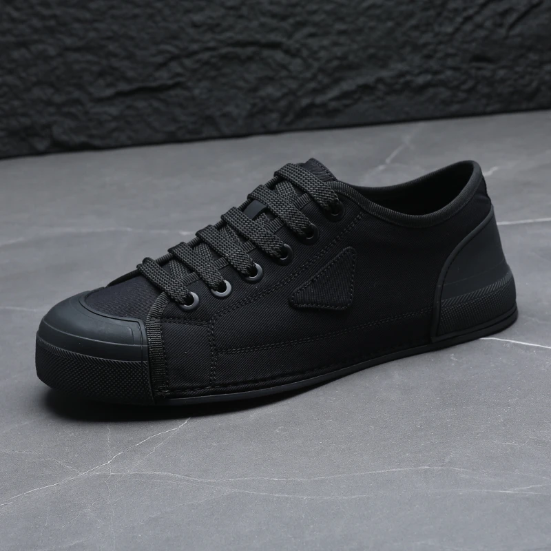 Louis Fordea/路易弗狄帆布鞋户外运动鞋男士休闲板鞋低ro低帮鞋