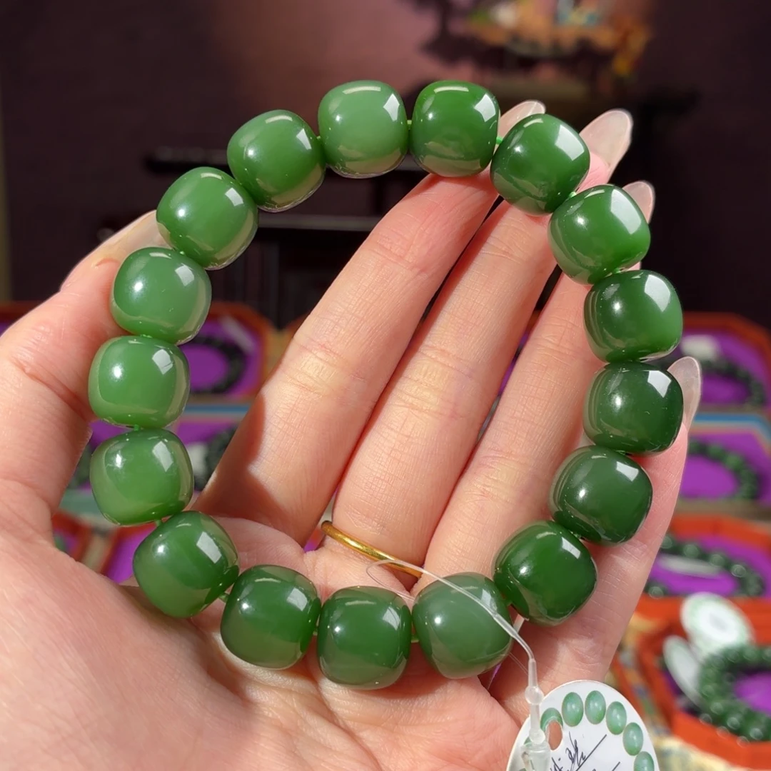 和田玉（碧玉）未镶嵌手串