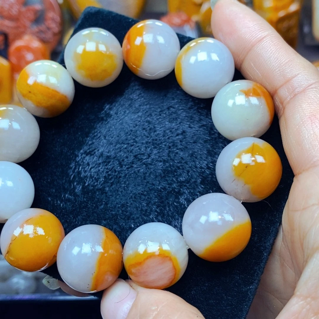 钛钢石英质玉（黄龙玉）吊坠(不含链)